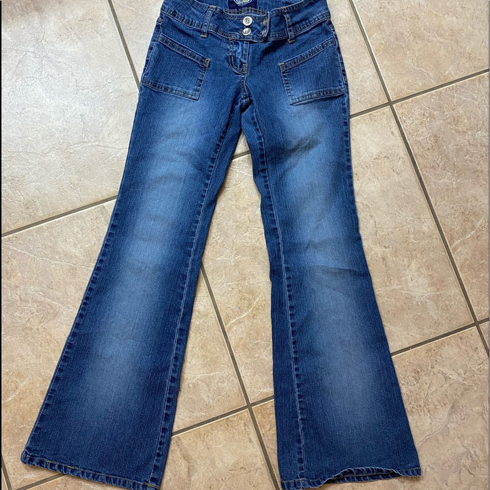 flared angel jeans!